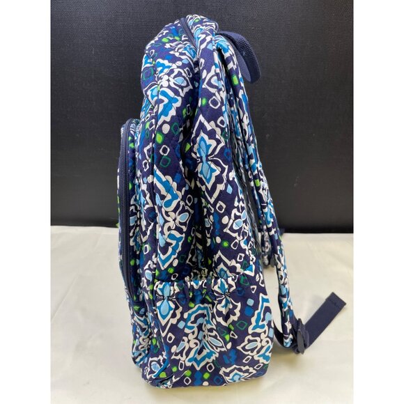 Vera Bradley Ink Blue Women\'s Floral Campus Backpack SKU 6098 main image 7